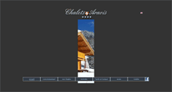 Desktop Screenshot of chalets-aravis.com
